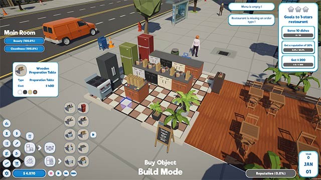 Xây dựng và thiết kế tự do để định hình phong cách riêng cho nhà hàng