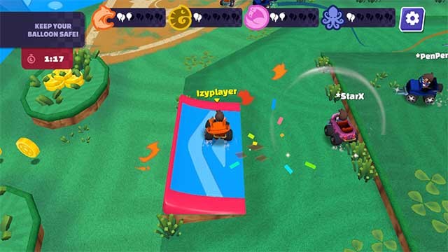 Wheel Stars là game đua xe nhiều người chơi phong cách Battle Royale miễn phí