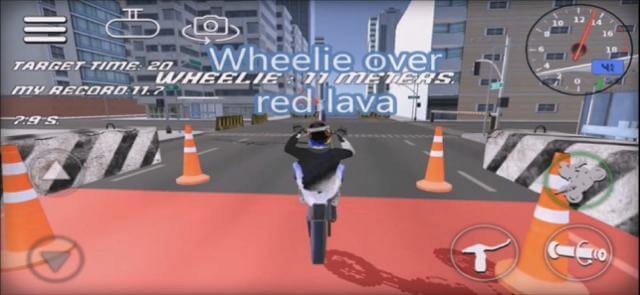Trở thành quái xế trong game Wheelie Rider 3D