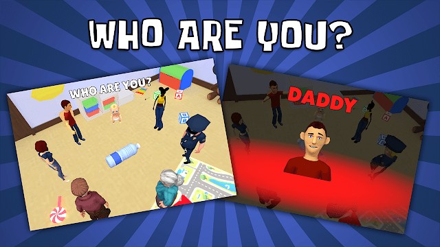 Bạn có thể vào vai ông bố hoặc đứa trẻ