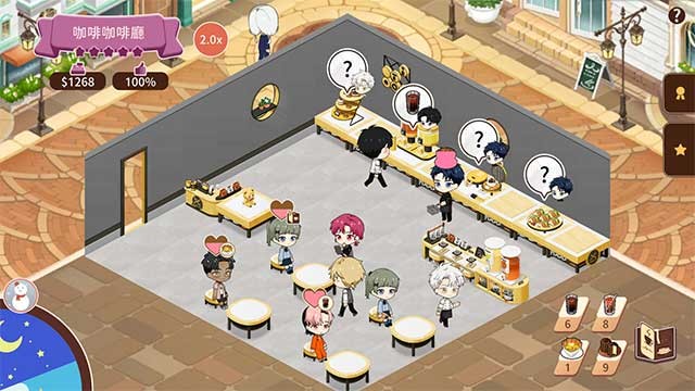 Điều hành quán, đáp ứng mọi nhu cầu của khách để kiếm tiền