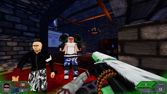 White Hell là game bắn súng FPS theo phong cách hoài cổ có hiệu ứng máu me