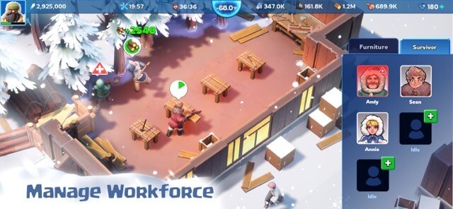 Quản lý khu làm việc, phân công lao động hợp lý