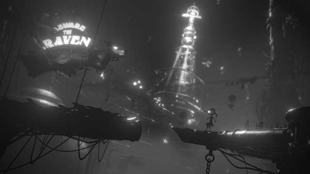 Đồ họa tương phản lấy cảm hứng từ khoa học viễn tưởng và steampunk