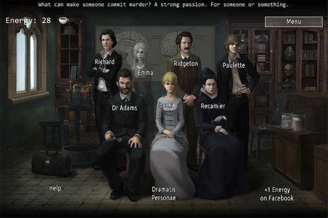 Trong Who Is The Killer: Dark Room, bạn phải tìm ra kẻ sát nhân trong số 7 nhân vật