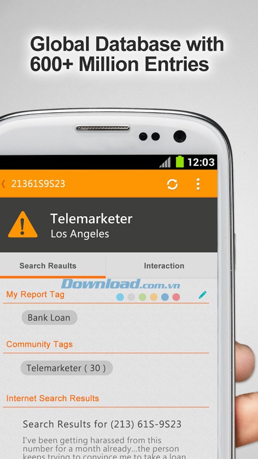 WhosCall - block calls, texts for Android