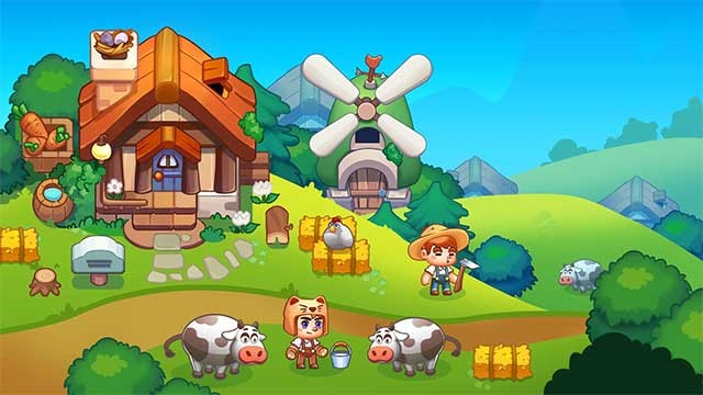 WidiLand là game NFT chủ đề xây dựng nông trại