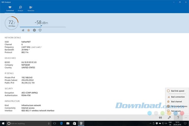 Phân tích mạng WiFi
