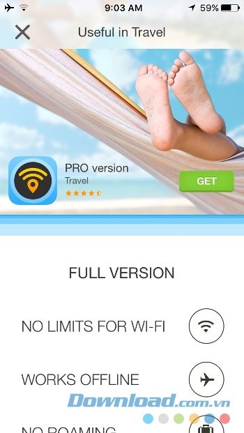 Nâng cấp lên bản WiFi Map Pro