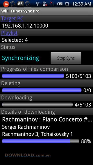 WiFi Tunes Sync Pro for Android