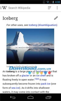 Wikipedia cho Android