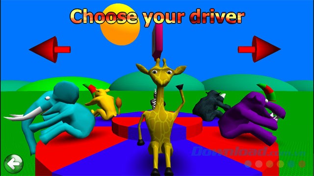 Chọn nhân vật là các loài vật