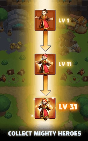 Thu thập những anh hùng hình mạnh