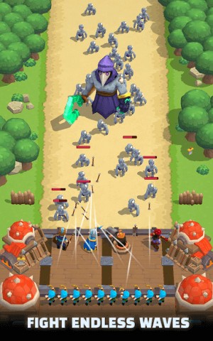 Chiến đấu với các làn sóng kẻ thù bất tận