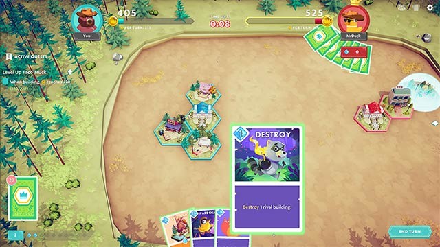 Cạnh tranh hoặc phối hợp cùng bạn bè trong khi xây dựng thế giới và chiến đấu