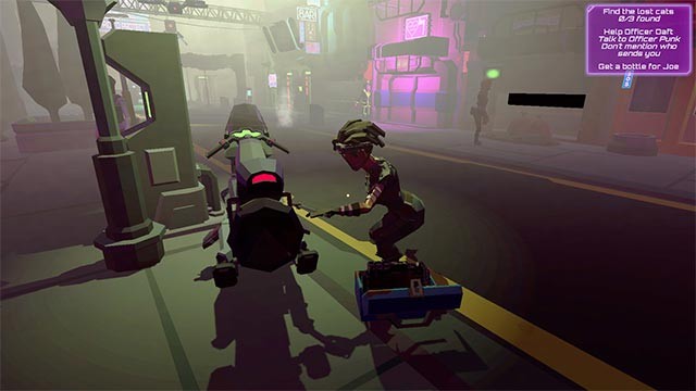 Tương tác với những cư dân của thành phố tương lai và lắng nghe câu chuyện của họ