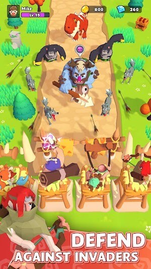 Bảo vệ ngôi làng, chống lại những kẻ xâm lược