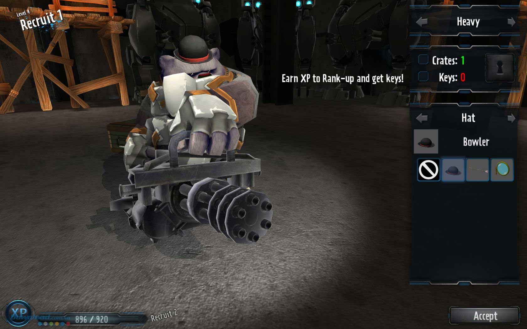 Trang bị đồ cho nhân vật