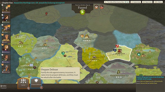 Khám phá bản đồ game Wildermyth với hàng loạt sự kiện, câu chuyện mới mẻ