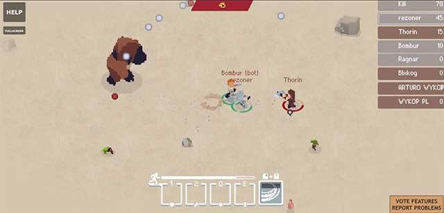 Wilds.io là game hành động hack n' slash nhiều người chơi có thể chơi trên trình duyệt