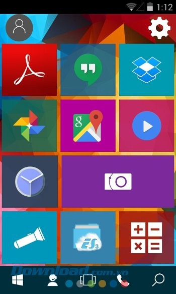Tổ chức ứng dụng của Win 10 Launcher