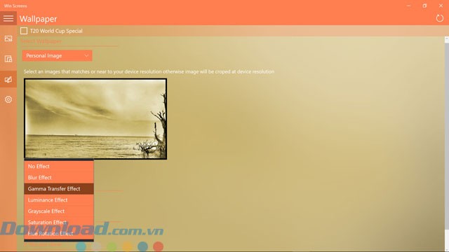 Áp dụng hiệu ứng cho ảnh