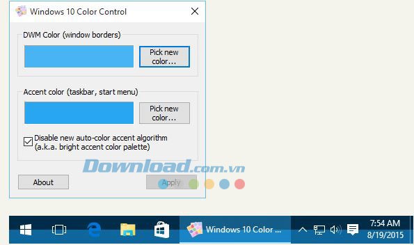 Giao diện chính của phần mềm