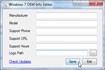 Windows 7 OEM Info Editor - Download & Instructions