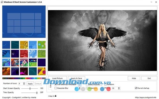 Windows 8 Start Screen Customizer