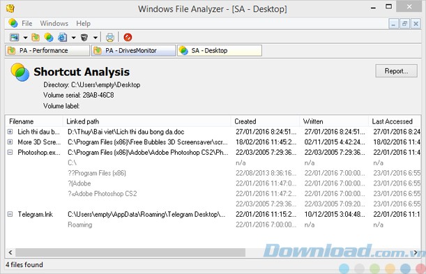 Phân tích Shortcut