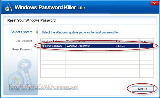 Windows Password Killer Lite