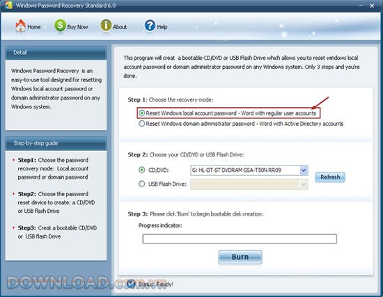 Windows Password Recovery