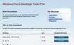 Windows Phone Developer Tools RTW - Download & Resources