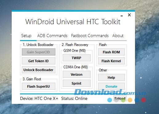 WinDroid Universal HTC Toolkit