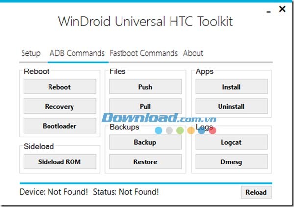 WinDroid Universal HTC Toolkit
