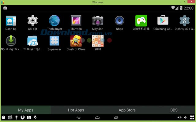 Giao diện tiếng Việt