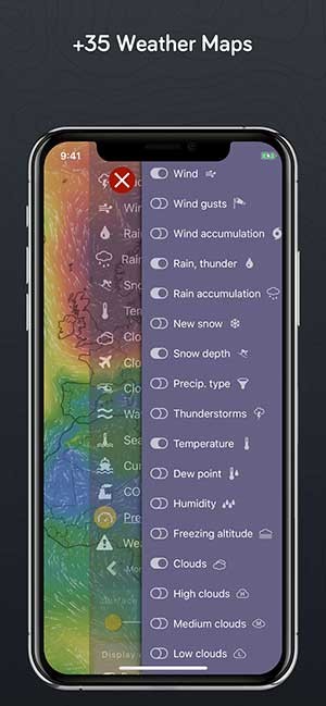Hơn 35 bản đồ thời tiết