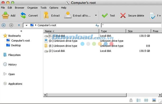 Giao diện làm việc của Wineskin Winery khi chạy ứng dụng Windows trên Mac