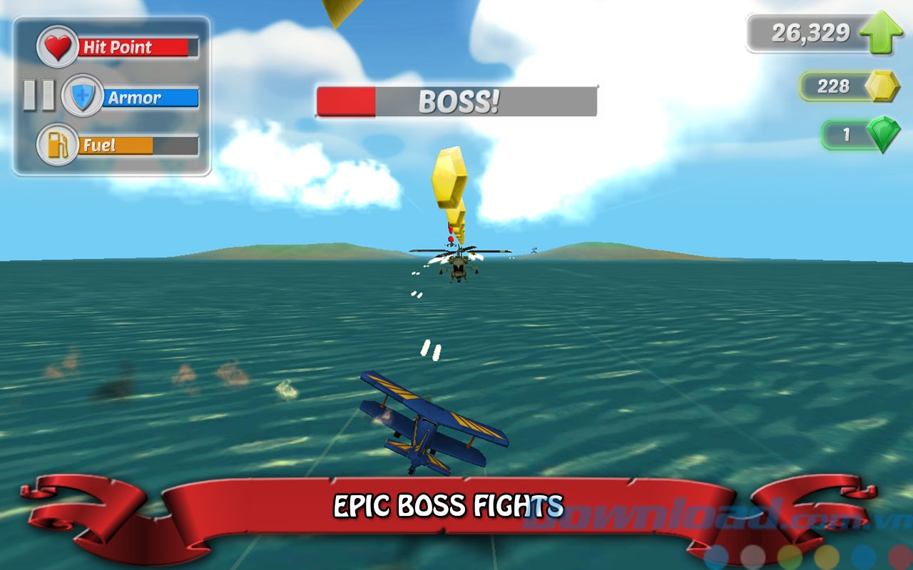 Các trận đánh boss hấp dẫn