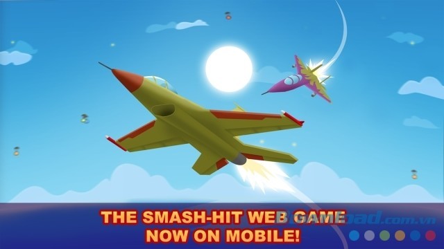 Trải nghiệm game bắn máy bay cực đỉnh ngay trên di động