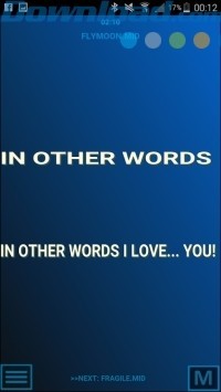 Hiển thị lời bài hát rõ ràng