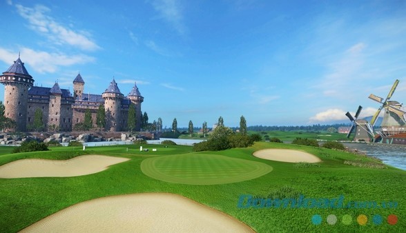 Thiết kế đồ họa sân golf 3D chân thực đến từng mi li mét