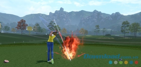 Những cú đánh golf đầy ma lực được tái hiện chân thực trong game