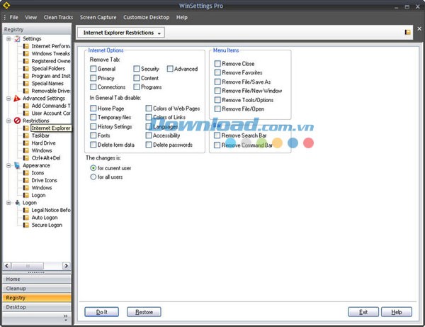FileStream WinSettings Pro