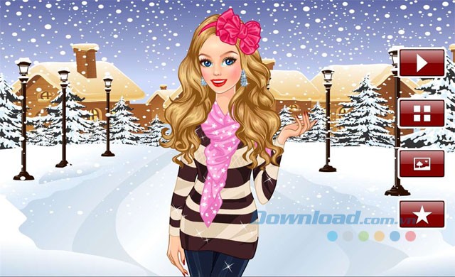 Game thời trang Winter Snow Style