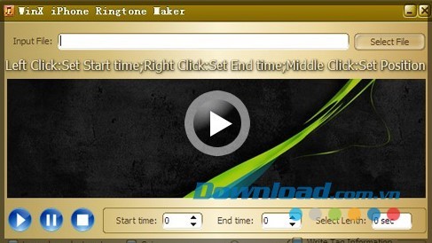WinX iPhone Ringtone Maker