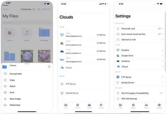 WinZip kết hợp cùng công cụ quản lý file nền tảng đám mây