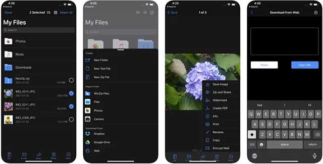 Giải nén các loại tệp tin nén cơ bản, bao gồm .ZIP và .RAR