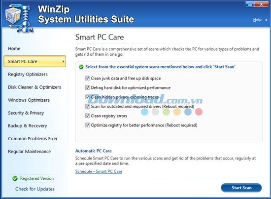 WinZip System Utilities Suite