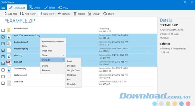 Các thao tác với file